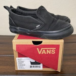 Vans size 9. Slip on with velcro.